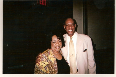 Lady Junn and Actor/Producer Ralph Wilcox,. Famous for African American documentary films