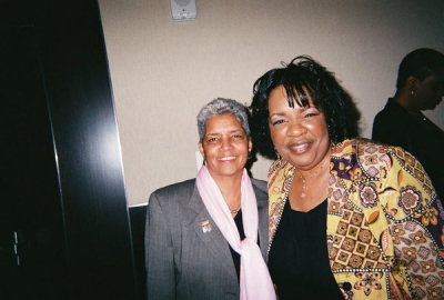Lady Junn with Atlanta Mayor Shirley Franklin