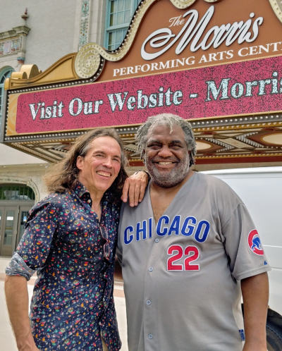 With Jay Davenport in South Bend, In. Photo by Cinthia Sabetti
