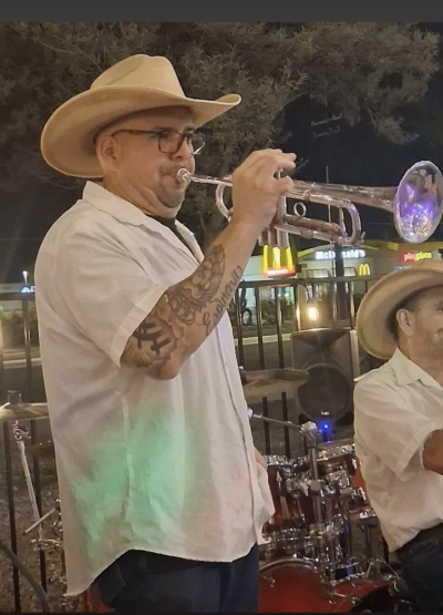 Louie Ramirez Jr. Blowing that Horn like his dad