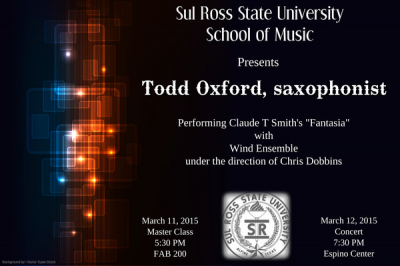 <p>Guest Soloist with Wind Ensemble</p>
<p>2015</p>