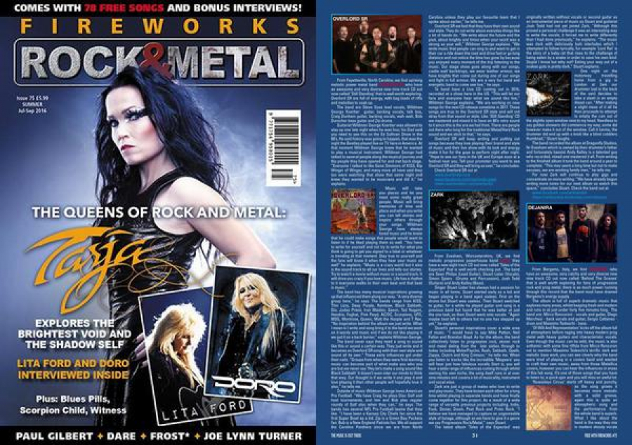 Our latest interview in Fireworks Rock & Metal Magazine in the UK. Our song