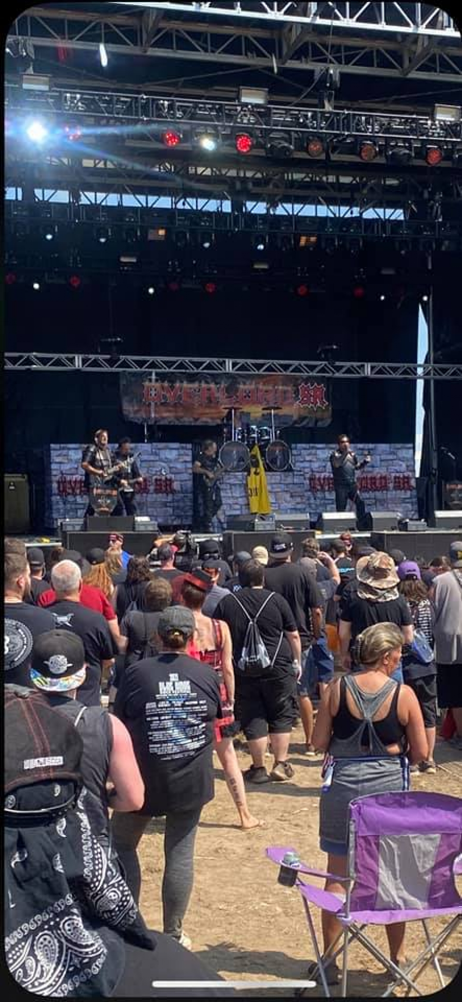 Overlord SR opening the Blue Ridge Rock Festival Staurday September 11th, 2021 to a Sold Out Crowd