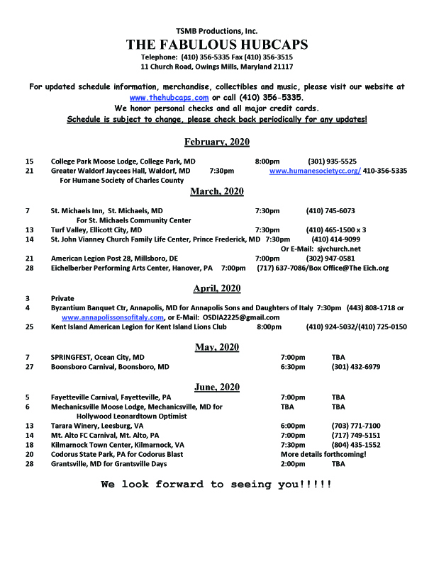 The Fabulous Hubcaps