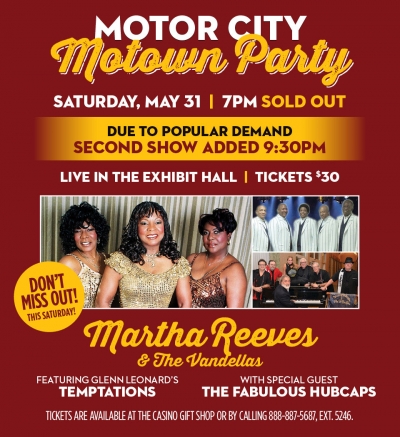 with Martha V and the Temptations