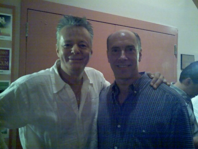 <p>Backstage with one of my heros, Australian guitar virtuoso, Tommy Emmanuel. </p>
<p> </p>