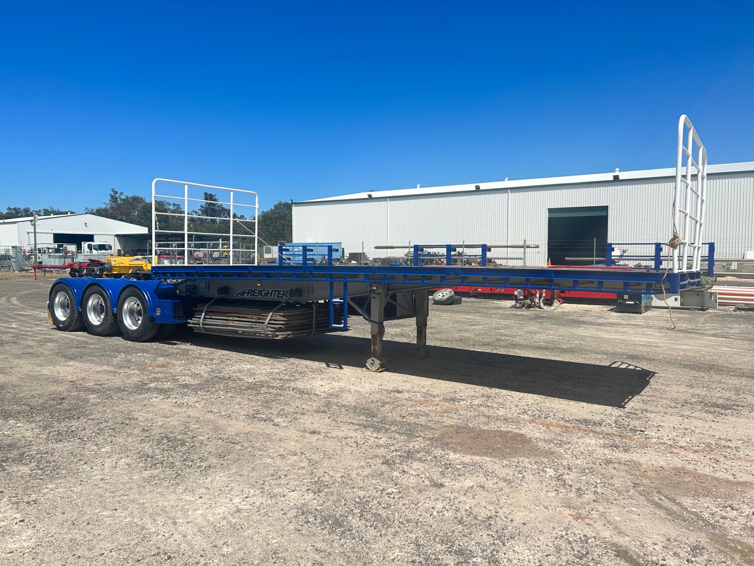 2008 MAXITRANS ST3 TRI-AXLE FLAT TOP A-TRAILER