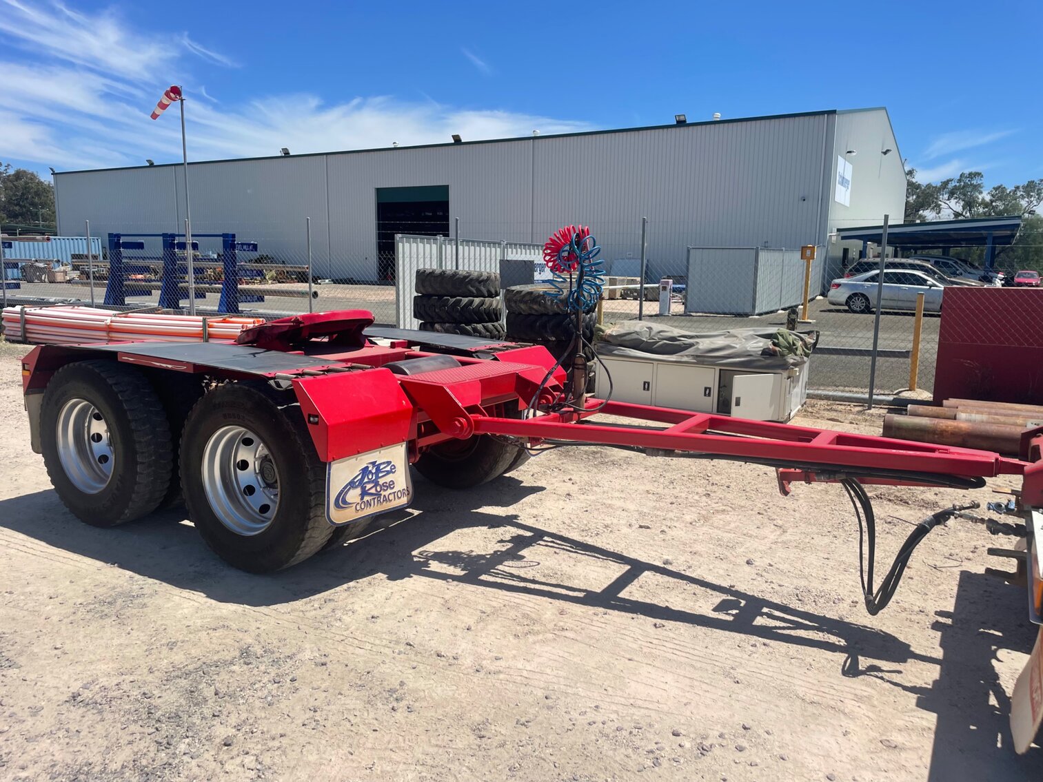 2012 LOUGHLIN BROS BOGIE-AXLE TRAILER DOLLY