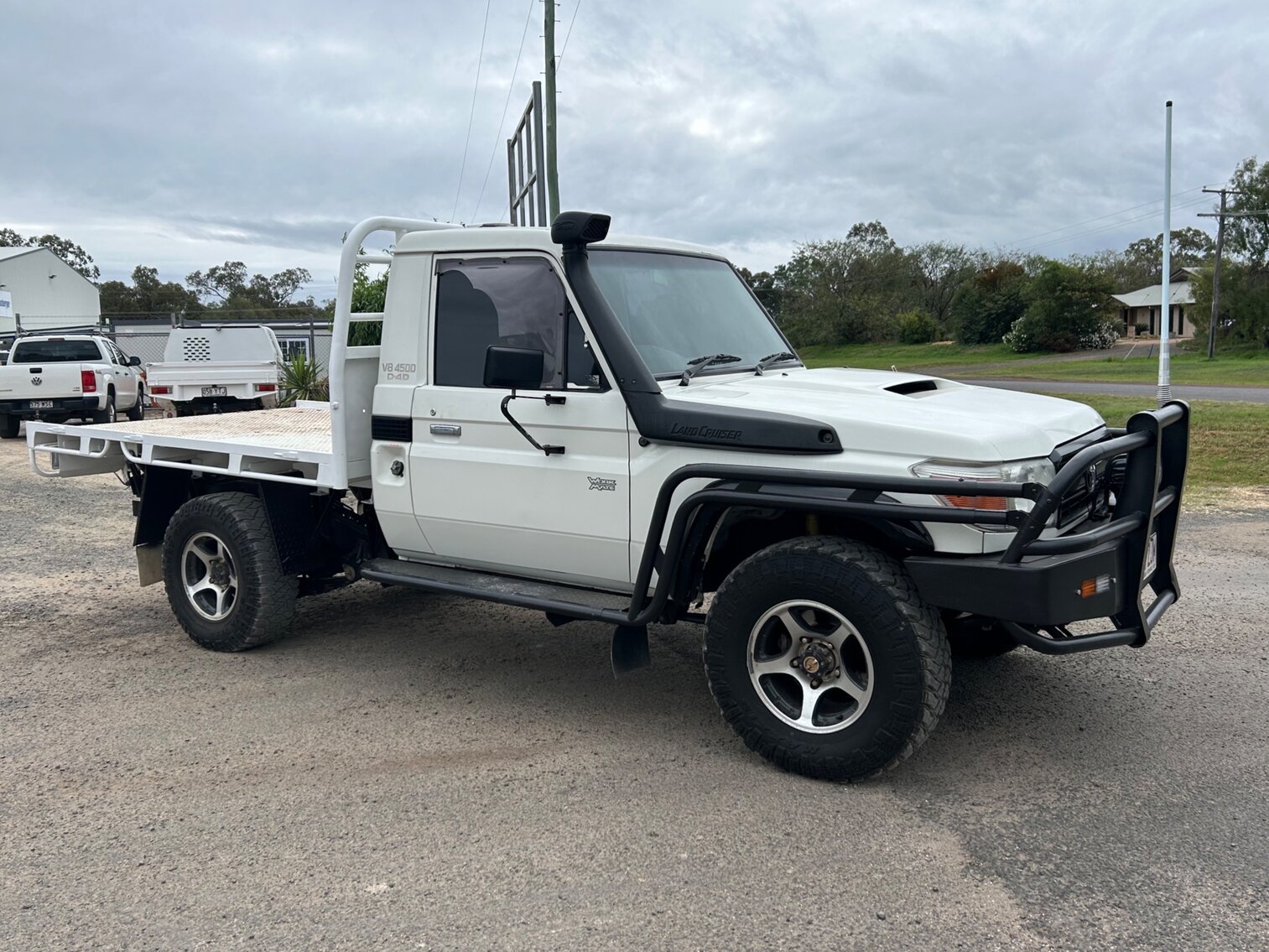 2007 TOYOTA LANDCRUISER WORKMATE 4X4 TRAY BACK UTILITY