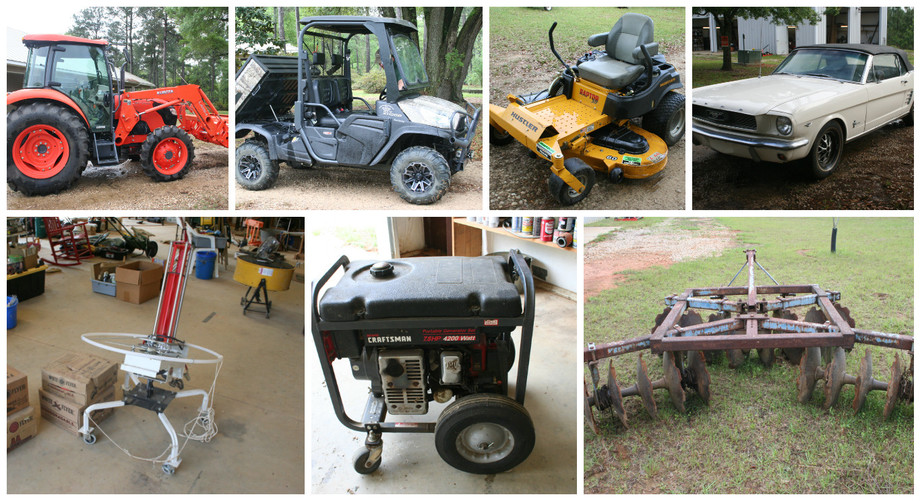 Image for Equipment and Tools Featuring the Estate of Dick and Carolyn Mason