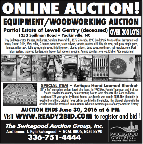 Gentry Personal Property Estate Auction