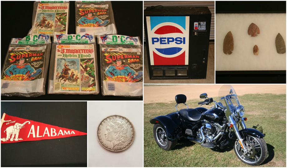 Image for Collection of Comic Books, Coins, Arrowheads, and More