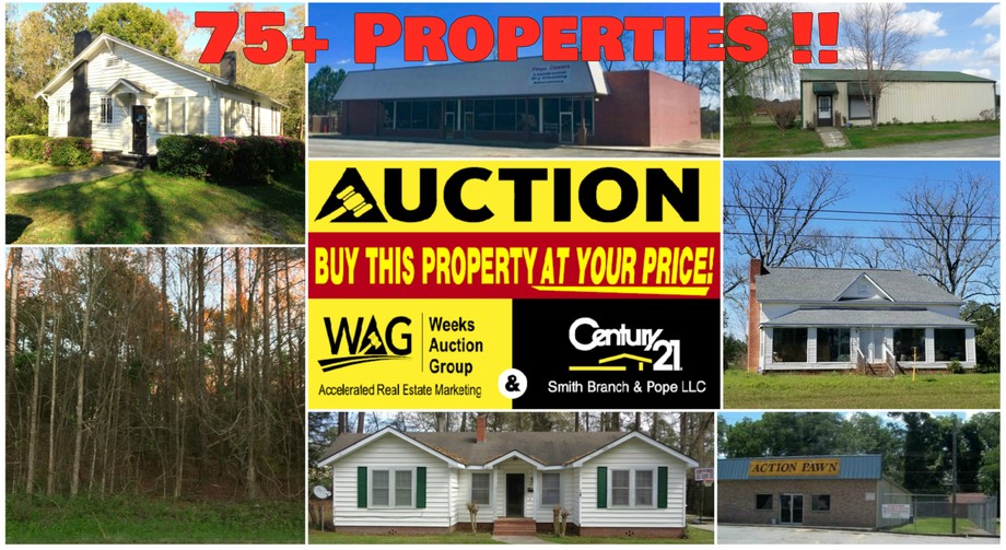 Tift County Area Online Real Estate Auction in Cooperation with Century