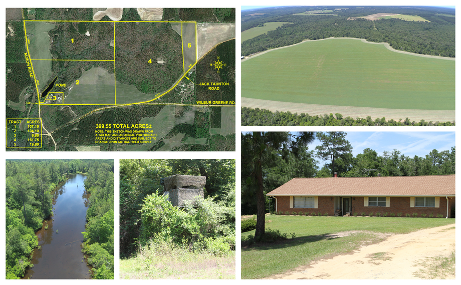 399+/ Acre Hay Farm and Home located in Taylor County,