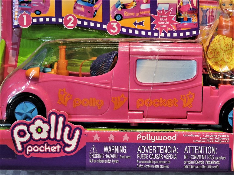 Image for POLLYWOOD POLLY POCKET LIMO-SCENE FASHION DOLL RARE