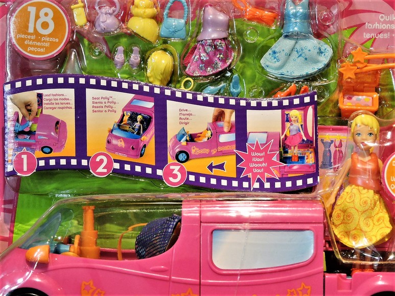 Image for POLLYWOOD POLLY POCKET LIMO-SCENE FASHION DOLL RARE