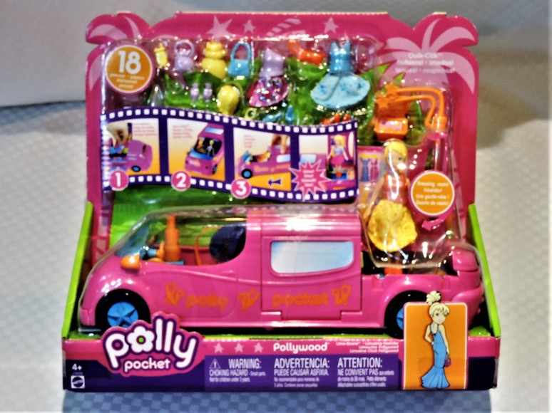 Image for POLLYWOOD POLLY POCKET LIMO-SCENE FASHION DOLL RARE