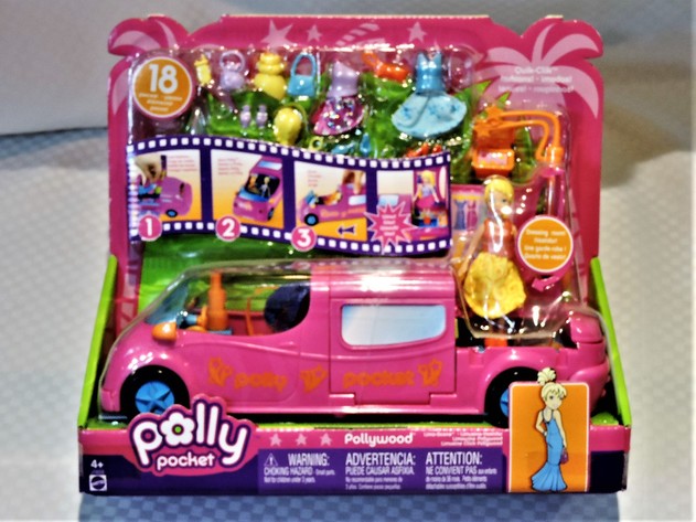Image for POLLYWOOD POLLY POCKET LIMO-SCENE FASHION DOLL RARE