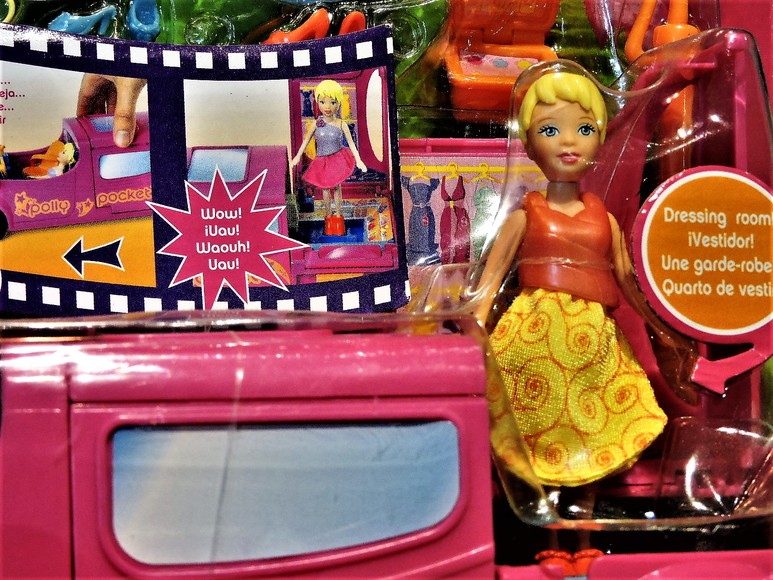 Image for POLLYWOOD POLLY POCKET LIMO-SCENE FASHION DOLL RARE