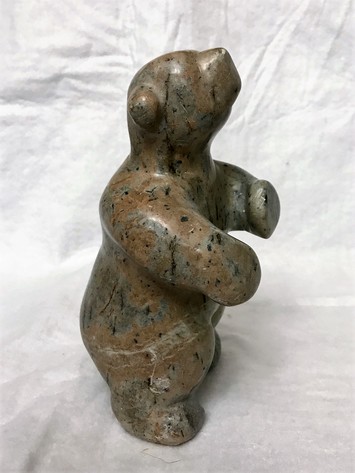 Image for DANCING BEAR CARVING ... OUTSTANDING UNIQUE STONE IMAGE