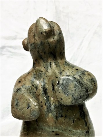 Image for DANCING BEAR CARVING ... OUTSTANDING UNIQUE STONE IMAGE