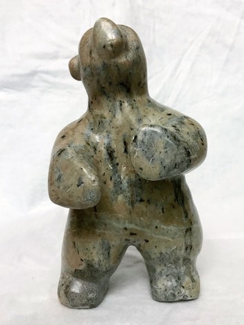 Image for DANCING BEAR CARVING ... OUTSTANDING UNIQUE STONE IMAGE