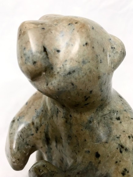 Image for DANCING BEAR CARVING ... OUTSTANDING UNIQUE STONE IMAGE