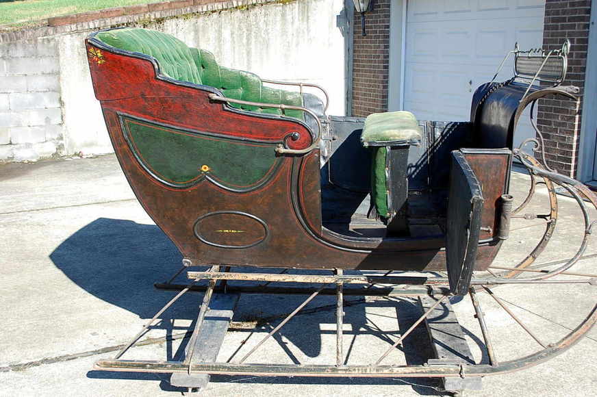 Image for Antique Sleigh with Reported Historical Background