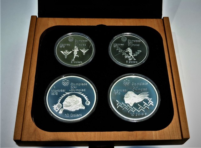 Image for 1976 OLYMPIC FOUR COIN SET