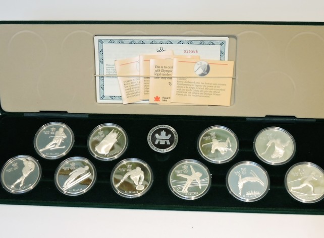 Image for 1988 CALGARY OLYMPIC WINTER GAMES ROYAL CANADIAN MINT