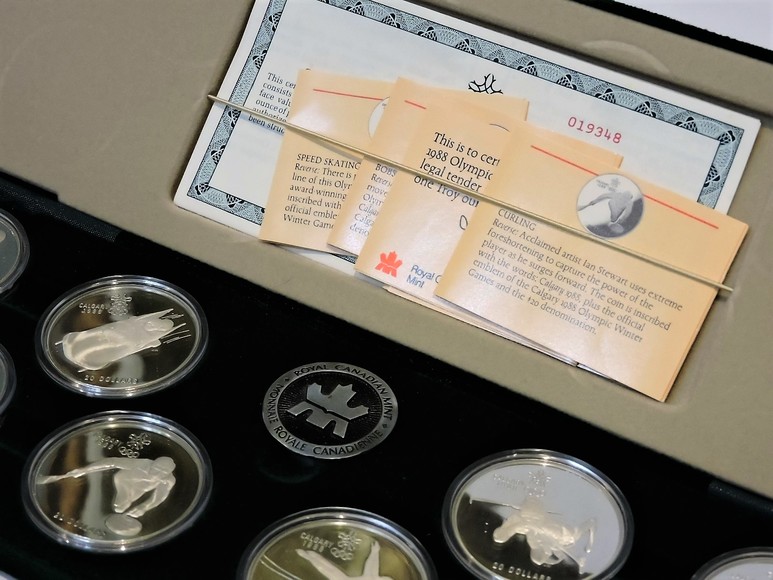 Image for 1988 CALGARY OLYMPIC WINTER GAMES ROYAL CANADIAN MINT