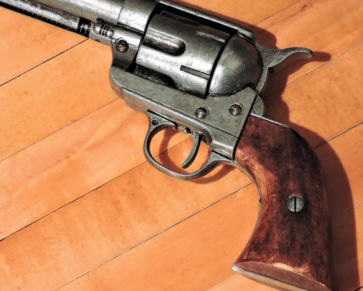 Image for REPLICA WESTERN DECORATIVE HAND GUN DISPLAY