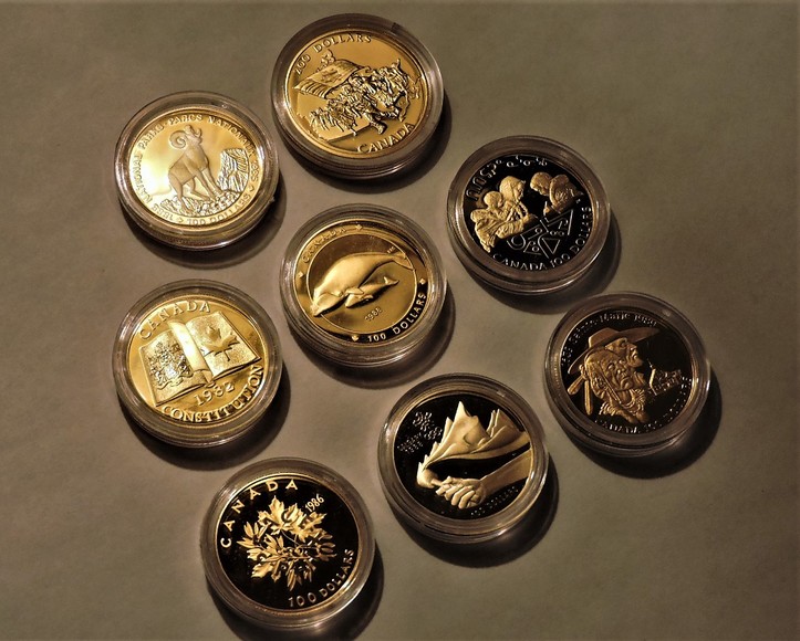 Image for (SOLD) GOLD GOLD CANADIAN GOLD COINS ROYAL CANADIAN MINT