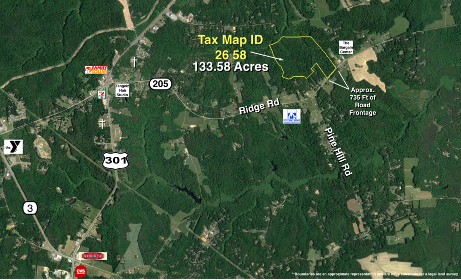 Image for 133 +/- Acres Zoned A-2 w/700'+ of Frontage on Rt. 205--King George County, VA