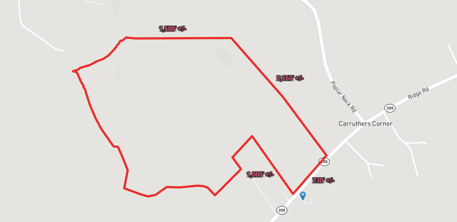 Image for 133 +/- Acres Zoned A-2 w/700'+ of Frontage on Rt. 205--King George County, VA