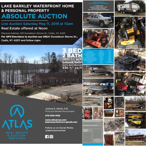 Image for Absolute Auction: Donaldson Shores Drive Cadiz, KY