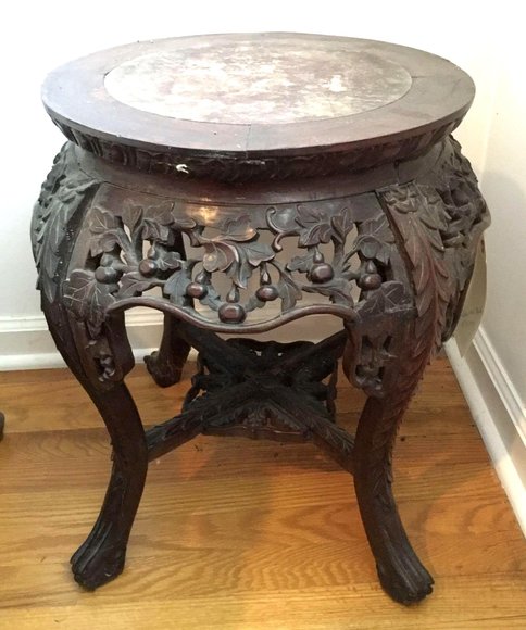 Image for Alderfer Online - Flourtown, PA: 4-18-19 | Sophisticated Estate Featuring Mahogany Side Tables, Bailey Banks & Biddle Figural Clock, Limoges China, Dansk Flatware, Oriental Rugs, Garden Statues & More!