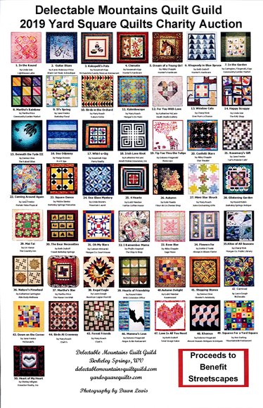 Image for Delectable Mountain Quilt Guild~2019 Yard Square Quilts Charity Auction