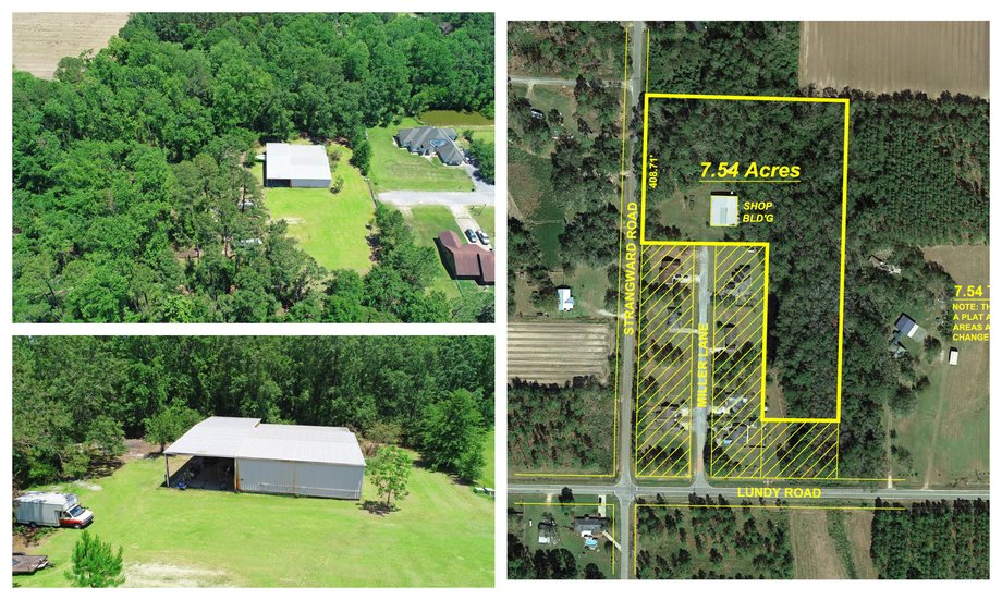 3,250 Sq. Ft Building on 7.54 +/ Acres in Worth County,