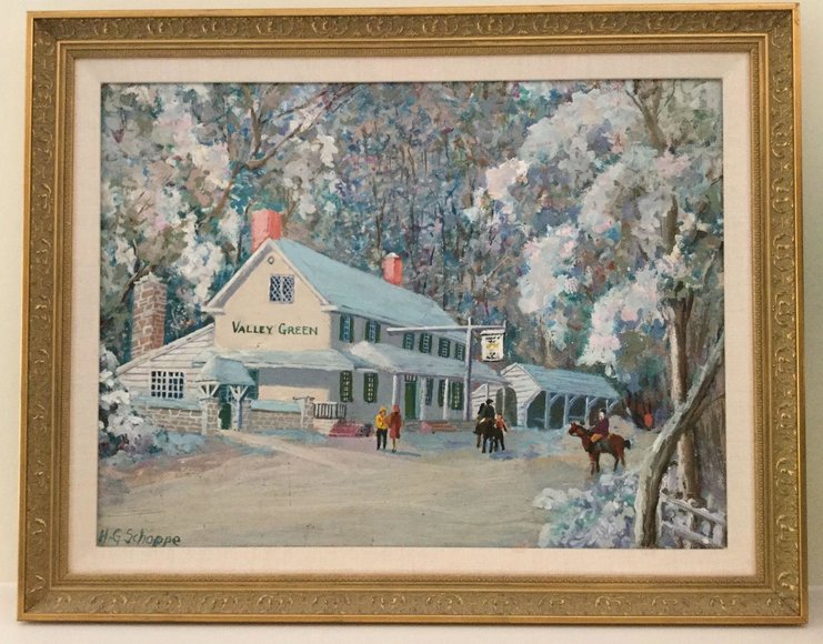 Image for Alderfer Online - Maple Glen, PA: 6-5-2019 | Featuring Slant Front Desk, Bassett Leather Sofa, Signed Oil Painting, Holiday Decorations, Kirman Throw Pillows & More!