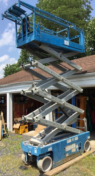 Image for Alderfer Online - Contractor Liquidation in Trumbauersville, PA: 8-15-19 | Featuring Genie GS-2632 Scissor Lift, Hilti Power Tools, DeWalt Sliding Compound Miter Saw, DeWalt Power Tools, Bosch Power Tools, Scaffolding & More!