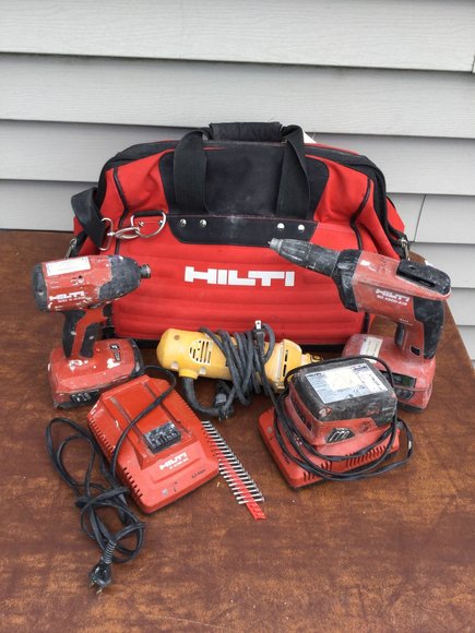 Image for Alderfer Online - Contractor Liquidation in Trumbauersville, PA: 8-15-19 | Featuring Genie GS-2632 Scissor Lift, Hilti Power Tools, DeWalt Sliding Compound Miter Saw, DeWalt Power Tools, Bosch Power Tools, Scaffolding & More!