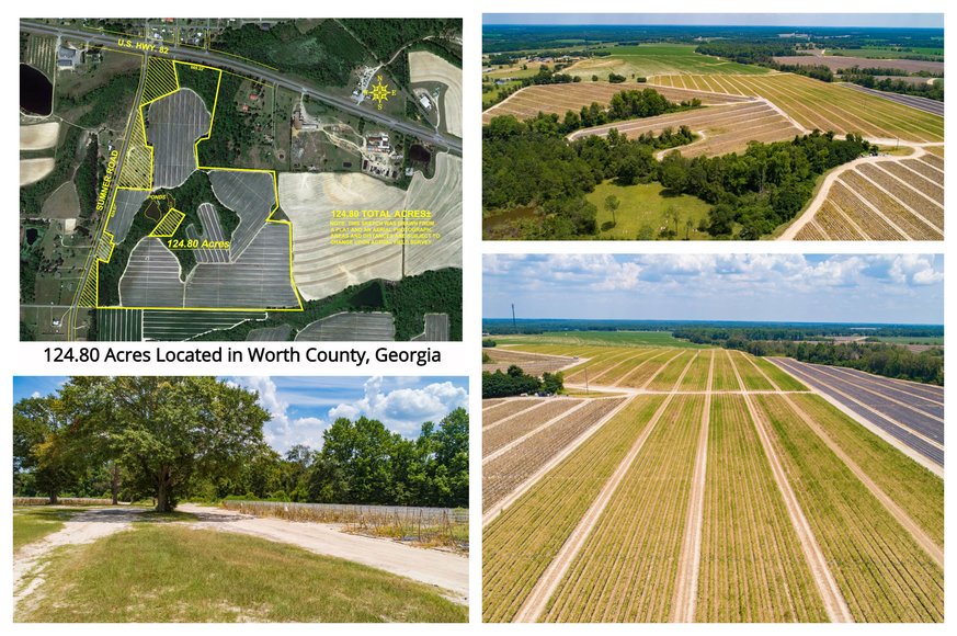 124.8 Acre Worth County Farm with Irrigation