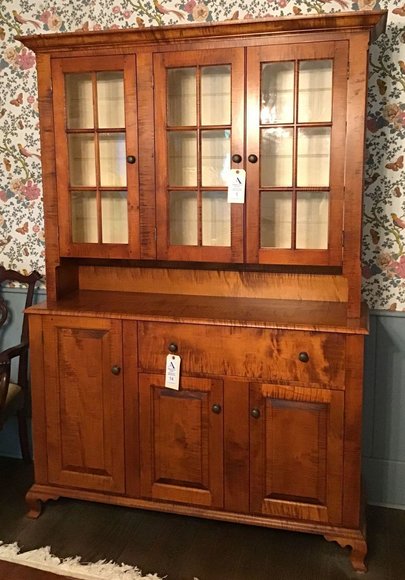 Image for Alderfer Online - Sunrise Farm in Sellersville, PA | Household Items Including Henkel-Harris Dining Table, Step Back Cupboard, Taxidermy, Primitive Crocks & Tools, 1737 Cast Iron Stove Plate & More