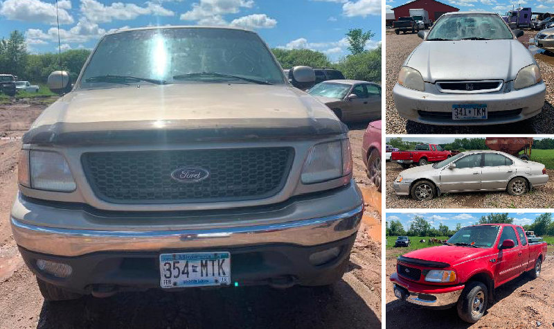 Kanabec County Police Seized Vehicles