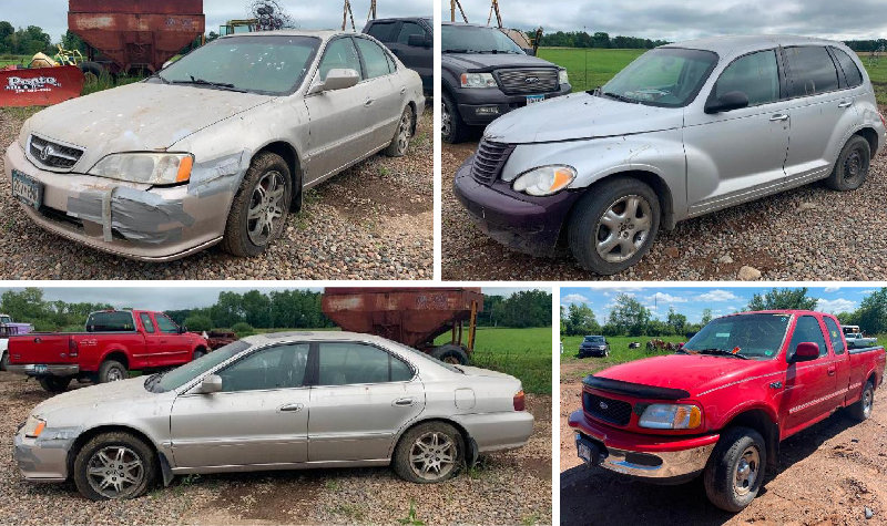 Kanabec County Police Seized Vehicles