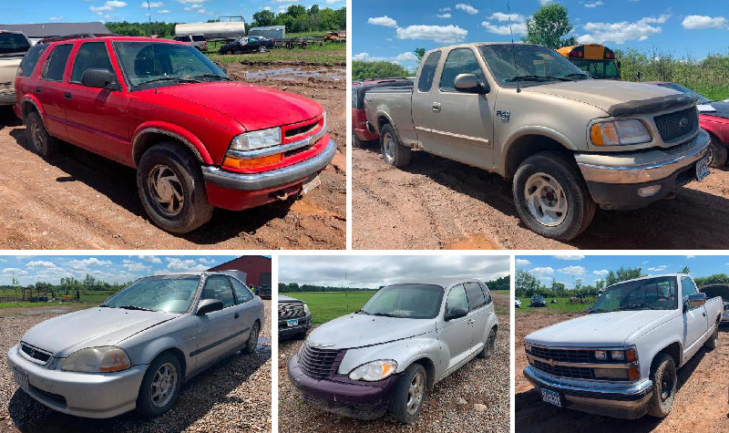 Kanabec County Police Seized Vehicles