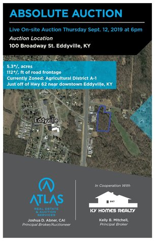 Image for Absolute Auction 5.3+/- Acres Eddyville KY