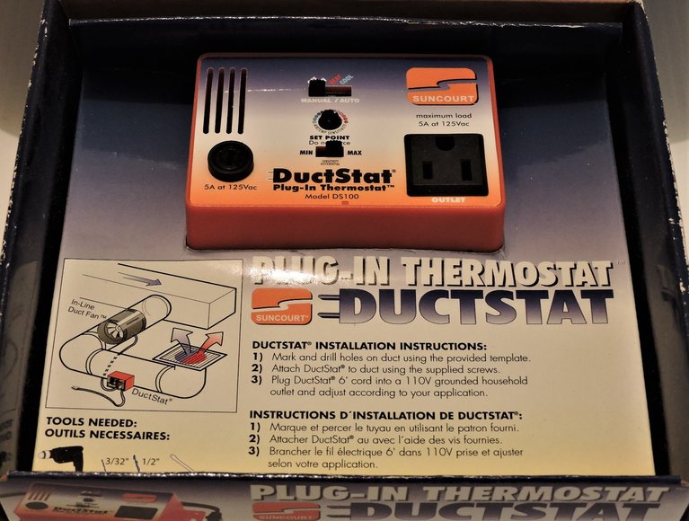 Image for SUNCOURT DUCTSTAT DS100