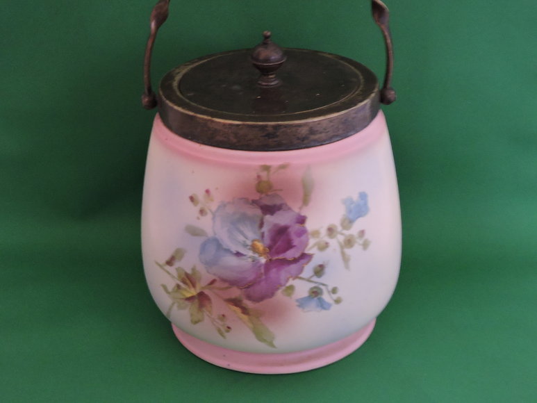 Image for Biscuit Barrel or Cracker Jar England 1930's